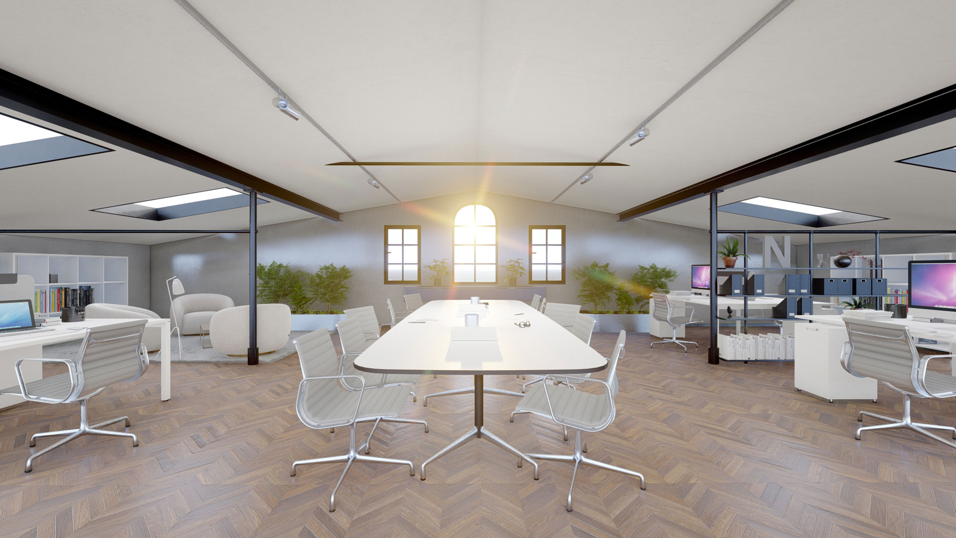 Real Estate Commercial Gerberstraße 3 Visualisierung Dachgeschoss 1