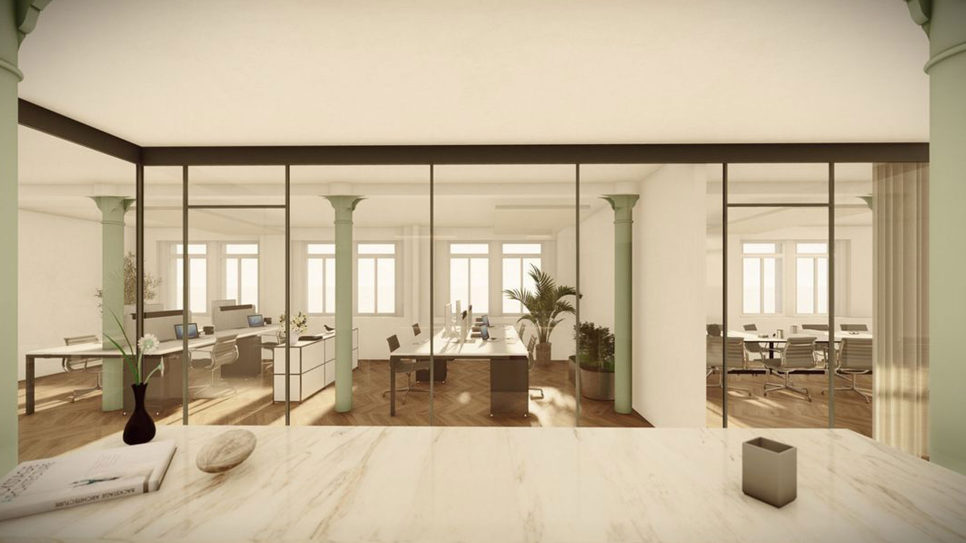 Real Estate Commercial Gerberstraße 3 Visualisierung