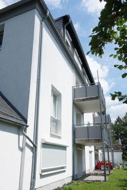 Haus Siegen Waldenburger Weg Seitenansicht Balkon